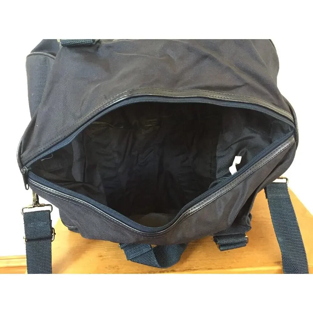 Vtg Pierre Cardin Navy Shoulder Strap Cross Body Carry On Duffle Bag Luggage 17
